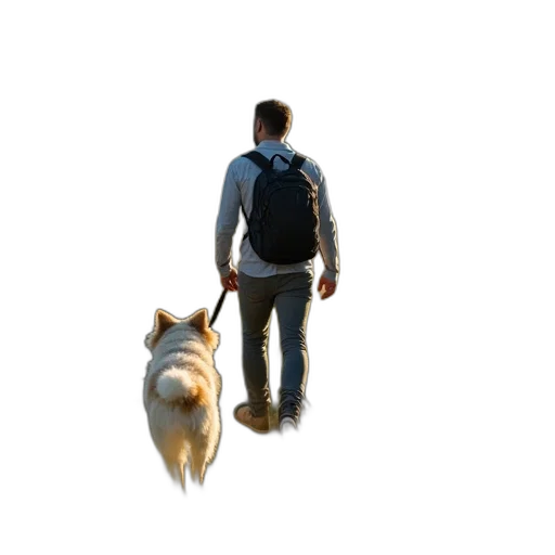 animal, jacket, creature, staff transparent PNG cut-out