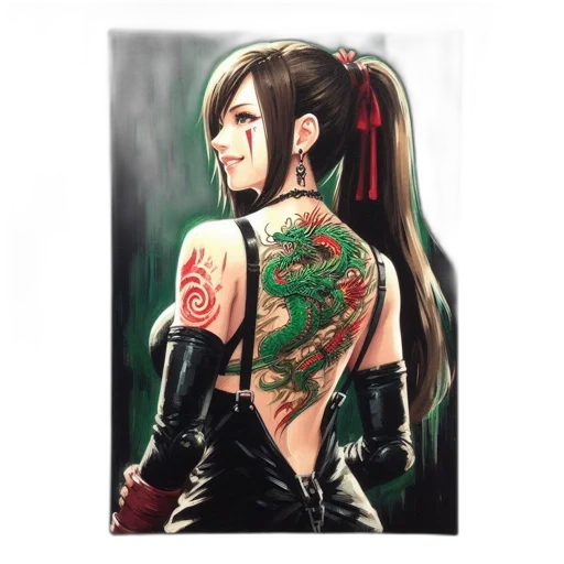 dress, dragon, concept art, fantasy art transparent PNG cut-out