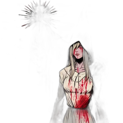 dress, staff, concept art, comic book art transparent PNG cut-out