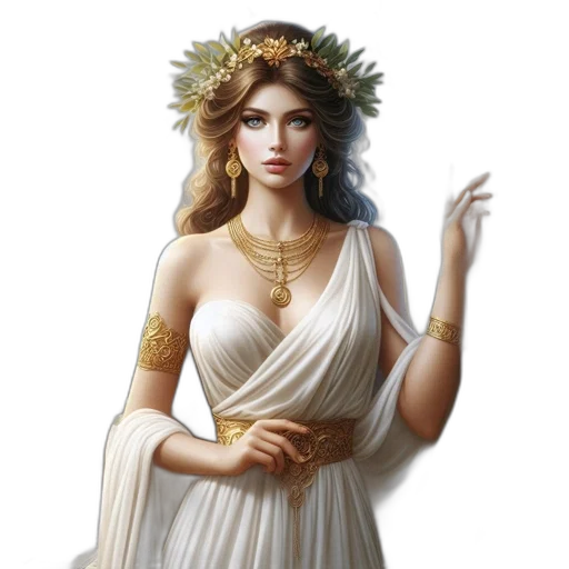 jewelry, dress, crown, fantasy art transparent PNG cut-out