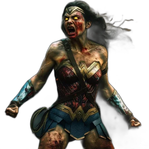 comic book art, concept art, fantasy art, 3d render transparent PNG cut-out