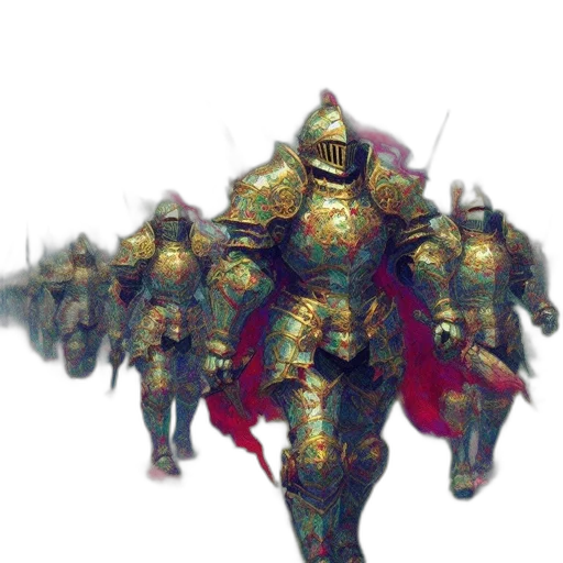 robot, weapon, crown, sword transparent PNG cut-out