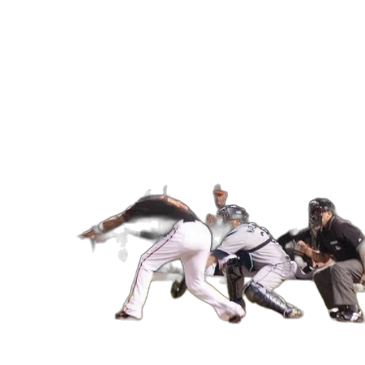 baseball, player, swinging, ball transparent PNG cut-out