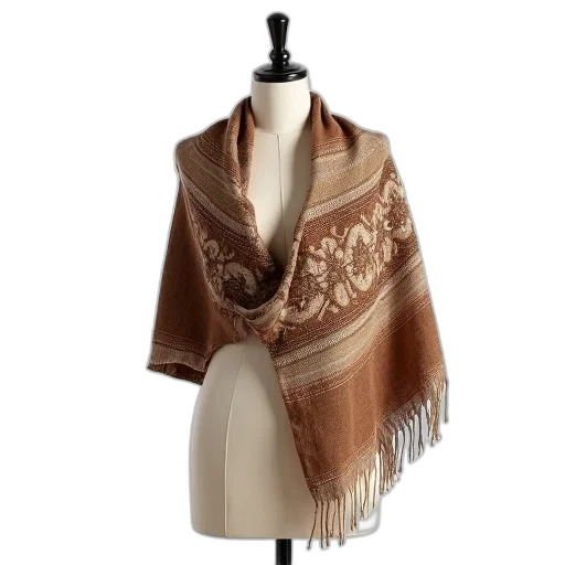 jacket, earth tones, mannequin, dressed transparent PNG cut-out