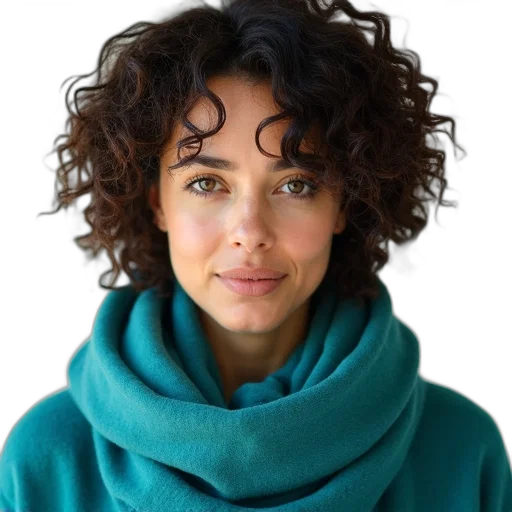 face, jacket, staff, jewelry transparent PNG cut-out