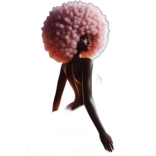 hair, crown, flower, staff transparent PNG cut-out