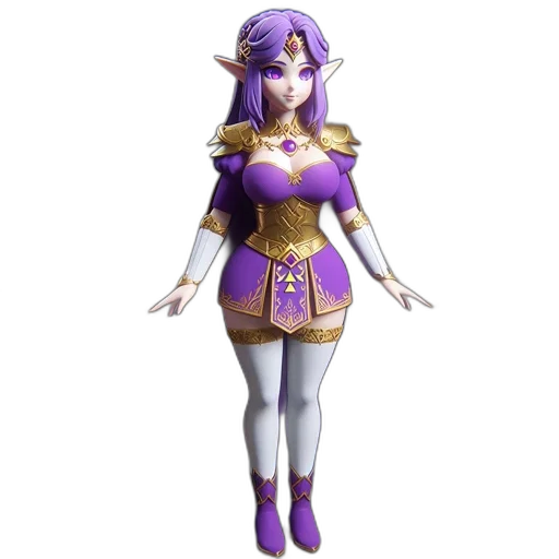 dress, 3d render, concept art, fantasy art transparent PNG cut-out