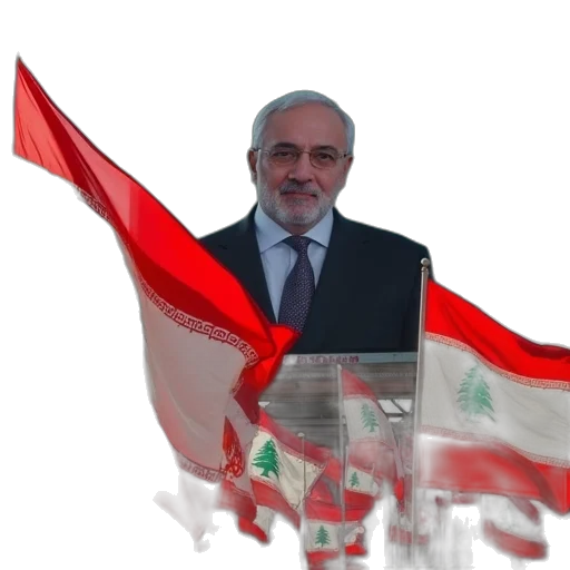 hezbollah, flags, seen, front transparent PNG cut-out