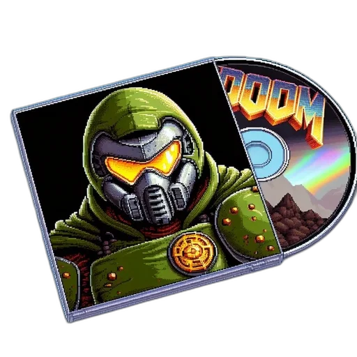 weapon, robot, pixel art, concept art transparent PNG cut-out