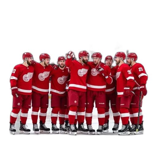 staff, toronto, red, wings transparent PNG cut-out