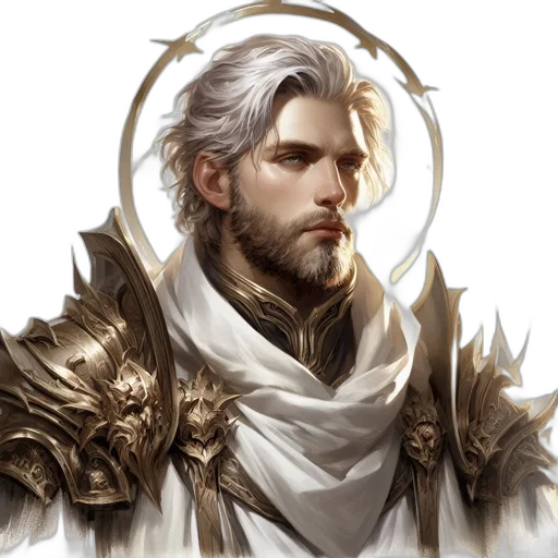 sword, face, staff, fantasy art transparent PNG cut-out