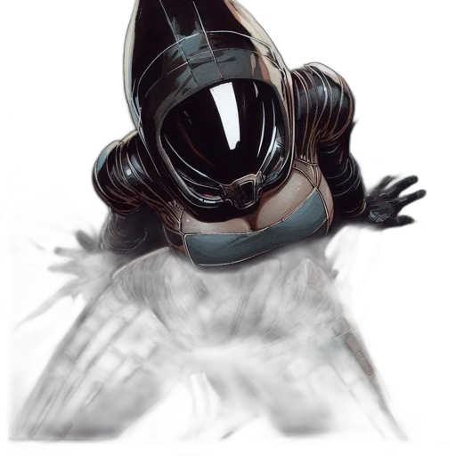 mask, robot, creature, concept art transparent PNG cut-out