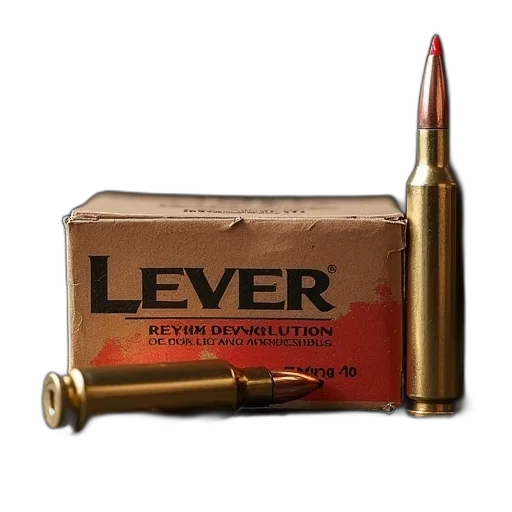 weapon, box, rounds, lever transparent PNG cut-out