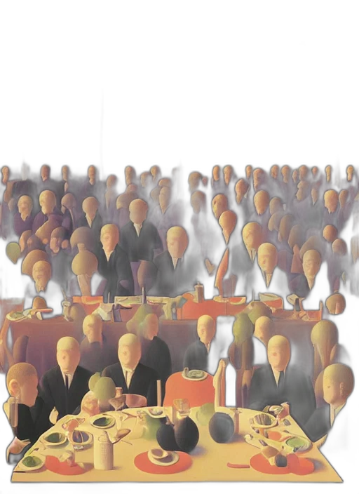 staff, face, food, jacket transparent PNG cut-out
