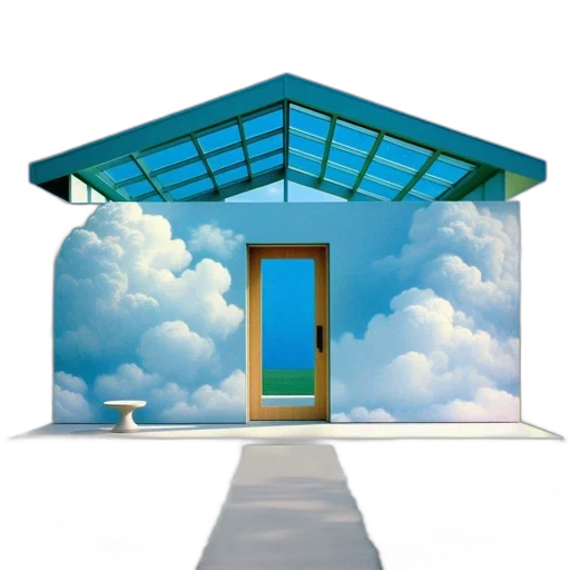 building, umbrella, furniture, staff transparent PNG cut-out
