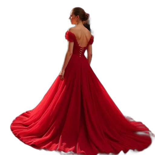 dress, jewelry, crown, photorealistic transparent PNG cut-out