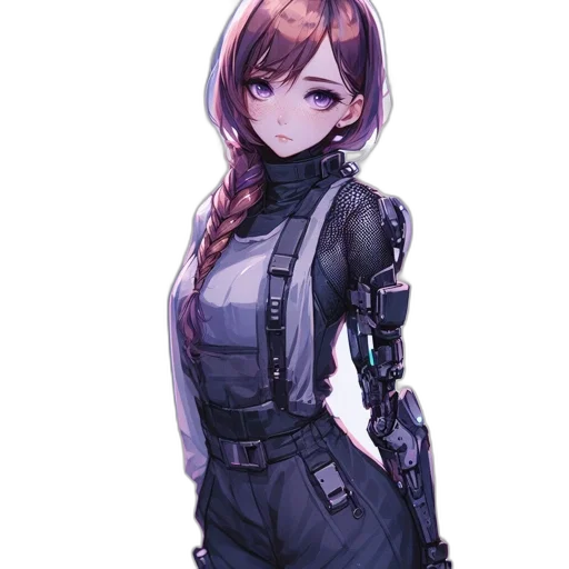 robot, jacket, weapon, dress transparent PNG cut-out