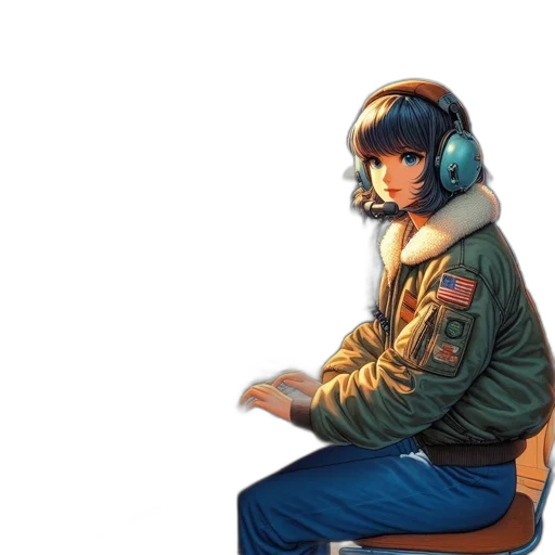 jacket, face, weapon, robot transparent PNG cut-out