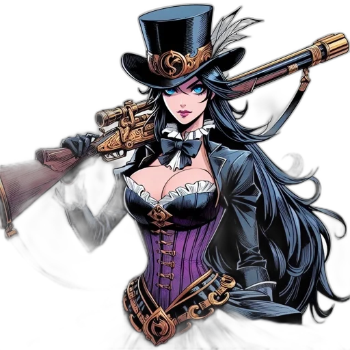 weapon, comic book art, fantasy art, concept art transparent PNG cut-out