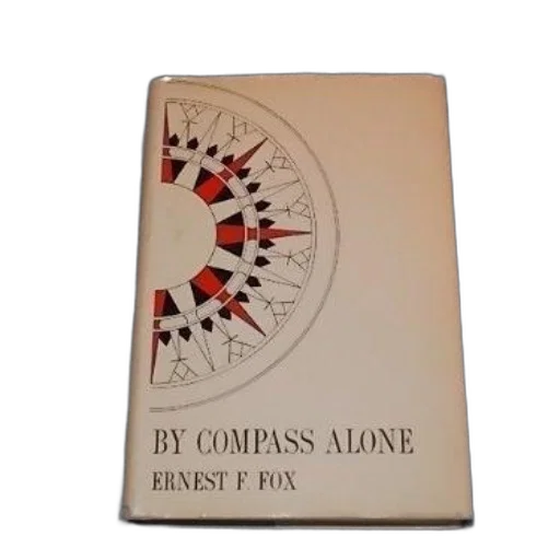 book, titled, compass, alone transparent PNG cut-out