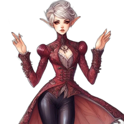 staff, dress, fantasy art, concept art transparent PNG cut-out