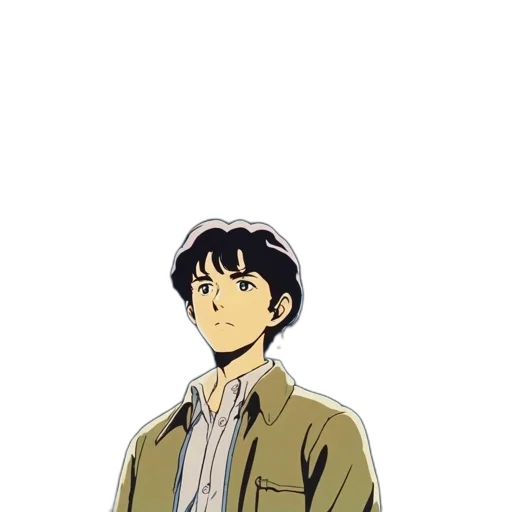 jacket, staff, umbrella, face transparent PNG cut-out