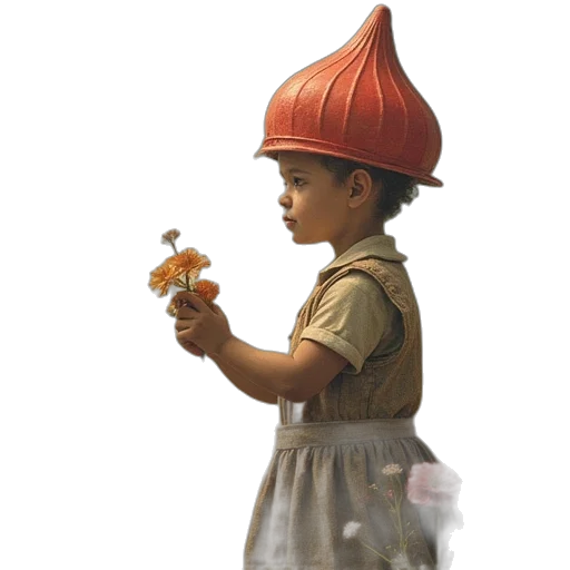 hat, crown, staff, umbrella transparent PNG cut-out