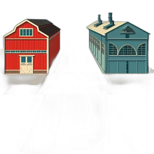 building, 3d render, concept art, photorealistic transparent PNG cut-out