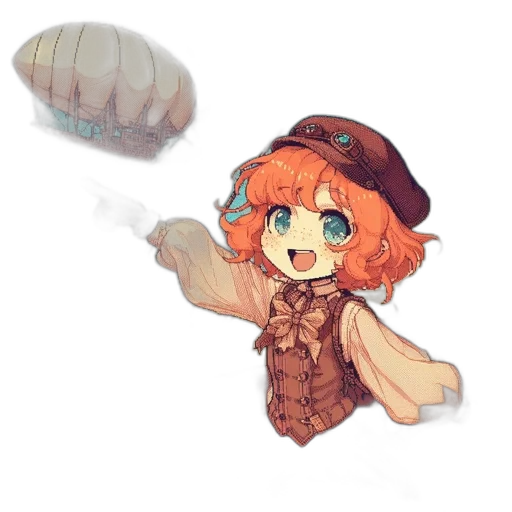 hat, weapon, staff, creature transparent PNG cut-out