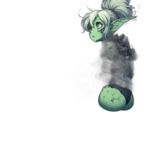 staff, mask, weapon, creature transparent PNG cut-out