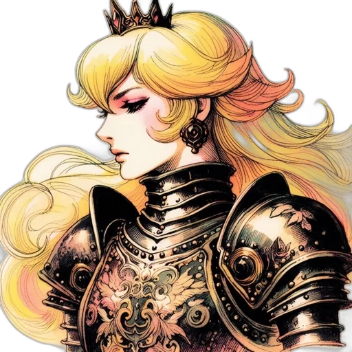 crown, sword, staff, fantasy art transparent PNG cut-out