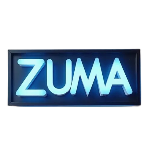 3d render, neon lights, modern, illuminated transparent PNG cut-out