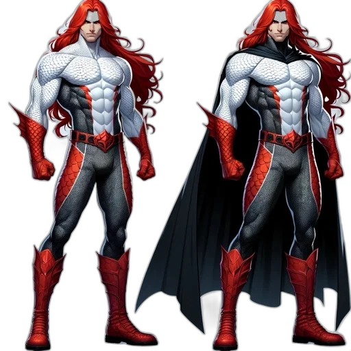 comic book art, concept art, fantasy art, 3d render transparent PNG cut-out