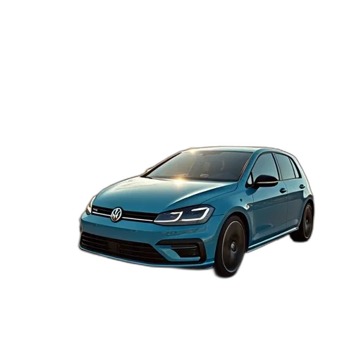 car, 3d render, photorealistic, volkswagen transparent PNG cut-out
