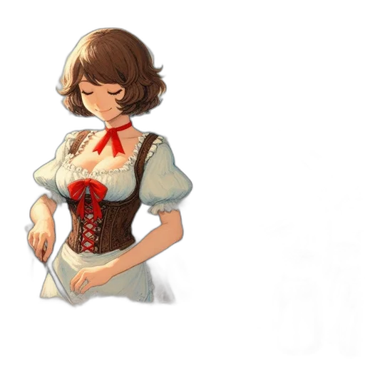 dress, staff, food, robot transparent PNG cut-out
