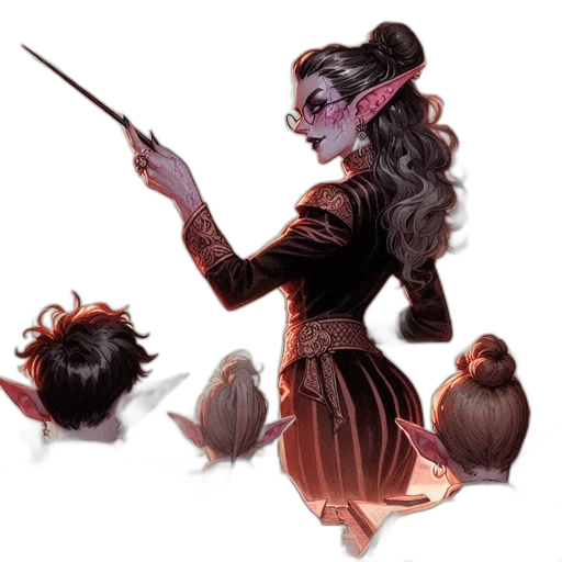 staff, concept art, fantasy art, comic book art transparent PNG cut-out