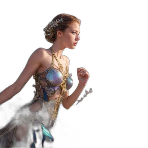 dress, concept art, fantasy art, comic book art transparent PNG cut-out