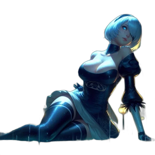 robot, dress, weapon, sword transparent PNG cut-out