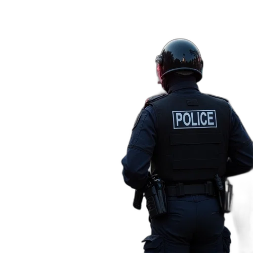 staff, jacket, weapon, mask transparent PNG cut-out