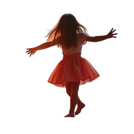 dress, hair, 3d render, photorealistic transparent PNG cut-out