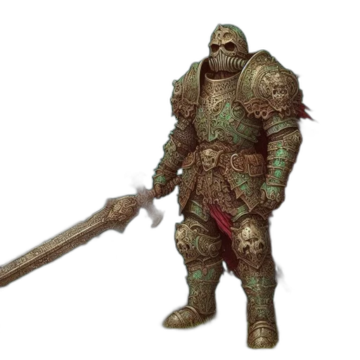 sword, staff, weapon, creature transparent PNG cut-out