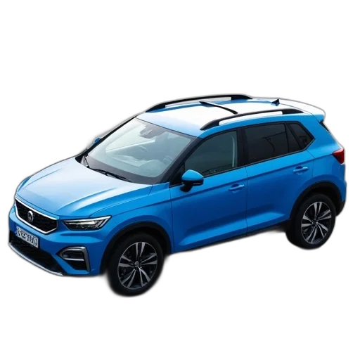 car, blue, compact, suv transparent PNG cut-out