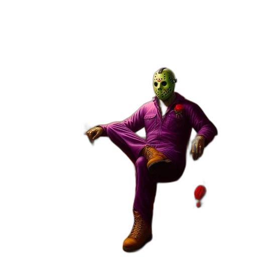 creature, mask, staff, shoes transparent PNG cut-out