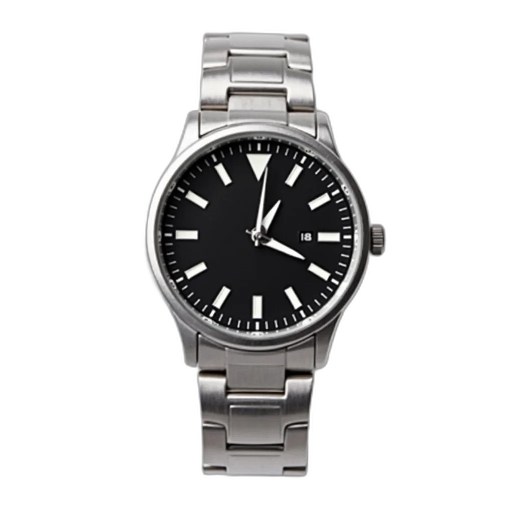 jewelry, monochrome, silver, wristwatch transparent PNG cut-out
