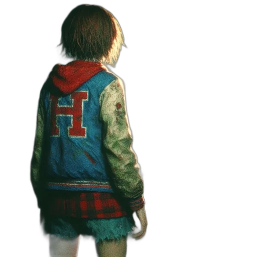 jacket, face, hair, robot transparent PNG cut-out