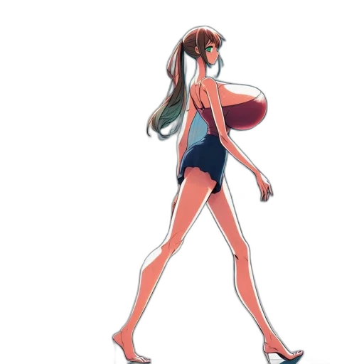 dress, creature, concept art, anime transparent PNG cut-out