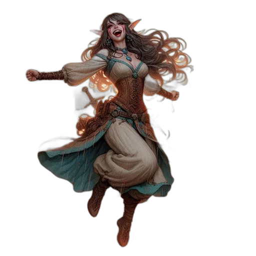 fantasy art, concept art, pixel art, comic book art transparent PNG cut-out