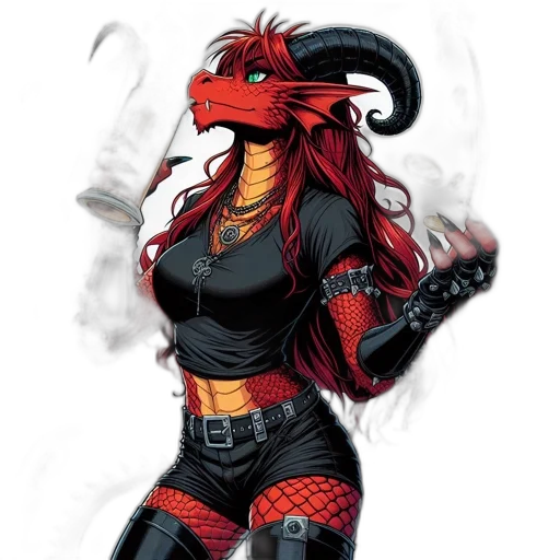 dragon, comic book art, concept art, fantasy art transparent PNG cut-out