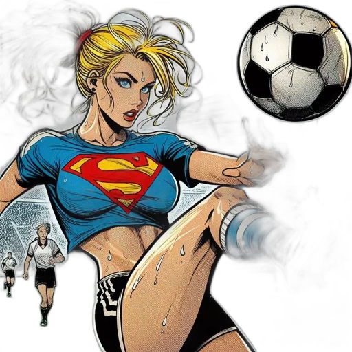 comic book art, concept art, cartoon, fantasy art transparent PNG cut-out