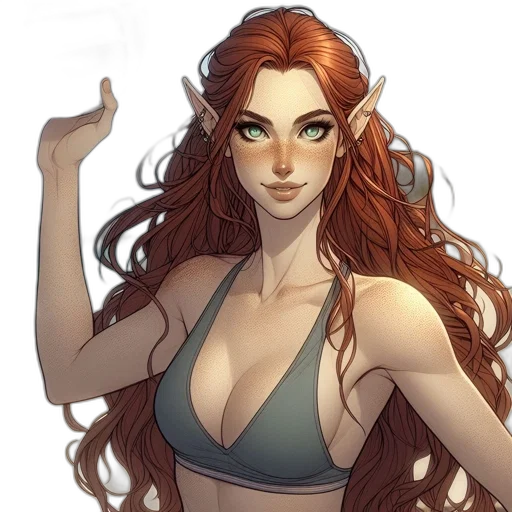 fantasy art, concept art, pixel art, comic book art transparent PNG cut-out